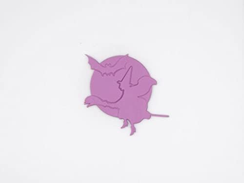 Halloween Treat Witch on Broom Handle Cookie Cutter