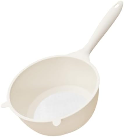 High-Quality Mesh Strainer Kitchen Tool White