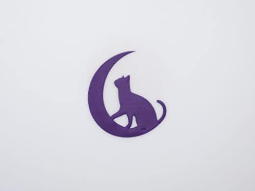 Cat on Moon 266-F313 Hand- wash only
