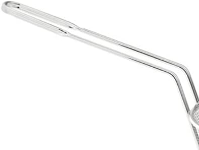 TrueCrawarf 12 Round Coarse Mesh Culinary Basket Nickel-Plated 9-18 Handle Length