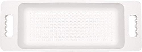 ZUHNE Over-the-Sink Colander Set of 2 Light Grey 1