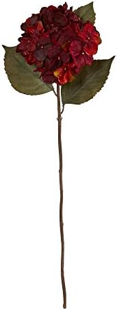 32in Realistic Hydrangea Artificial Flower Set - 6 Piece