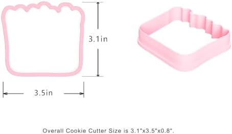 Versatile Cookie Cutter Stencil Set for Baking