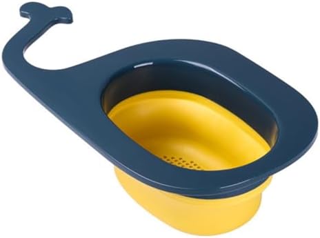 FOLDABLE silicone WHALE-SHAPE Drain Basket