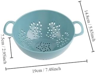 Heavy Duty 6 inch Food Colander with Double Handles