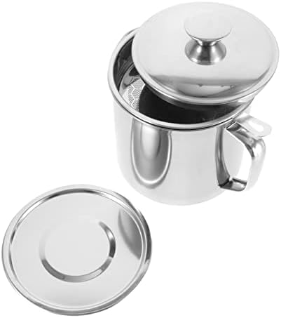 Hemoton Heavy-Duty Oil Strainer Pitcher Professional Grade Kitchen Storage Solution
