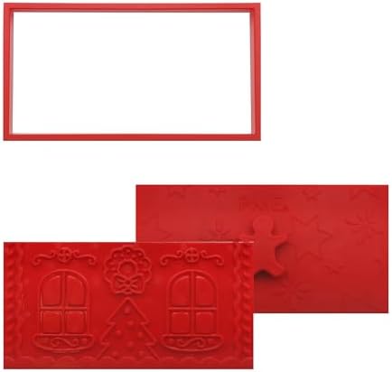 PME Christmas Cookie Cutters Stamps Gingerbread House Set of 3