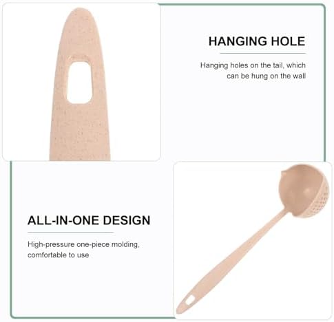 DOITOOL 2-in-1 Straining Spoon