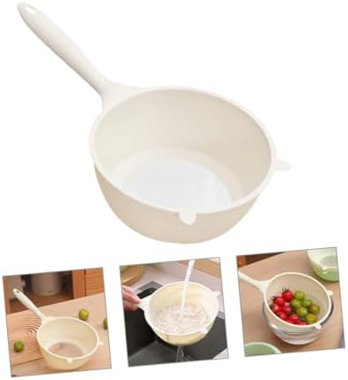 High-Quality Mesh Strainer Kitchen Tool White