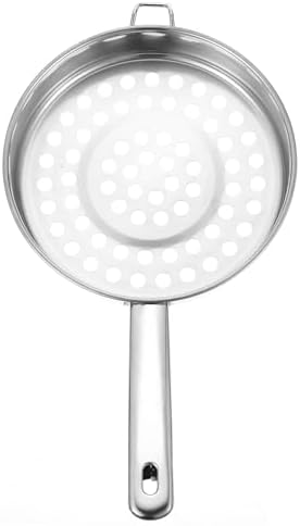Hemoton Stainless Steel Colander with Long Handle