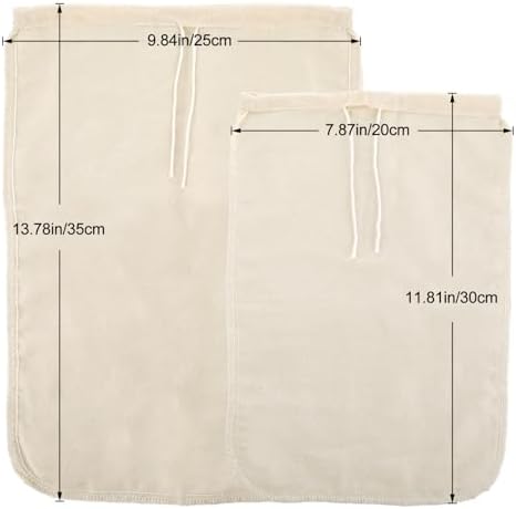 Nut Milk Strainer - Reusable Cheese Cloth - 20 x 30 cm