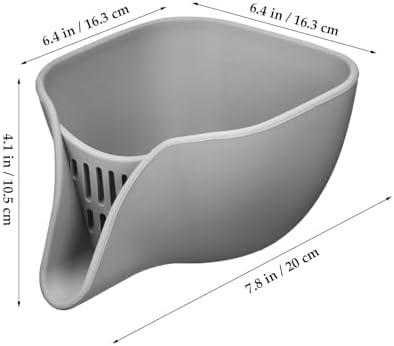 Silicone Drainer Basket with Spout for Kitchen Essential
