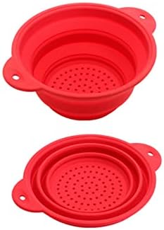 Hisocute Folding Colander Drain Basket Set