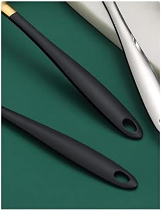 Perfect stainless steel slotted spoon with comfortable grip