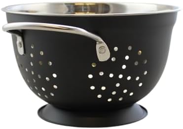3 Quart Stainless Steel Kitchen Colander for Pasta More