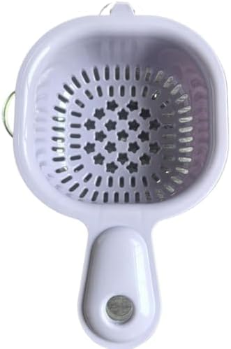 Compact Kitchen Essential Mini Colander with Handle for Efficient Vegetable Washing