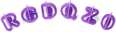 40 Alphabet Cookie Cutters