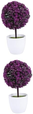Double Boxwood Ball Topiaries Relaxing Decor for Home Gifting