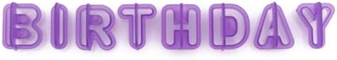 40pc ALPHABET COOKIE CUTTERS - Flexible Biscuit Moulds for Fondant Cakes