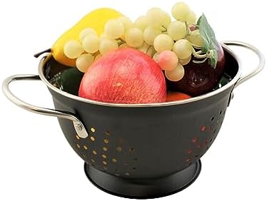 3 Quart Stainless Steel Kitchen Colander for Pasta More