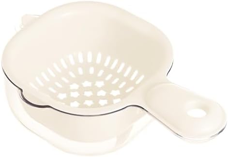 Fruit Strainer Dual-Layer Basket with Handle