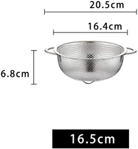 Durable Stainless Steel Colander 165-405cm Multi-Functional Kitchen Tool