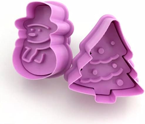 festive Christmas Cookie Mold Set