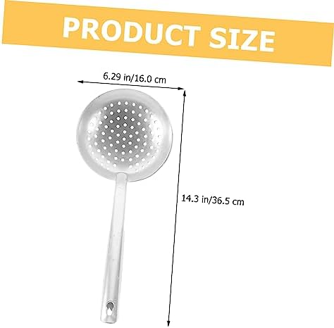 CRILSTYLEO Aluminum Strainer Kitchen Spoon with Handle