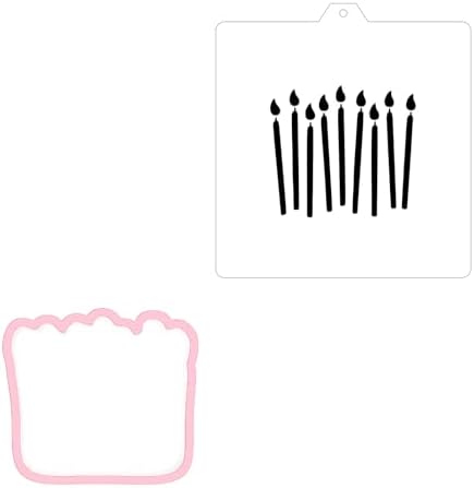 Versatile Cookie Cutter Stencil Set for Baking
