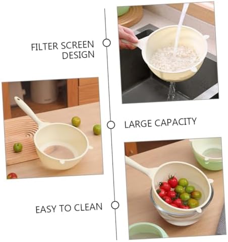 High-Quality Mesh Strainer Kitchen Tool White
