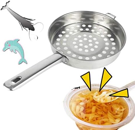 Cabilock Metal Colander Durable Heat-Resistant