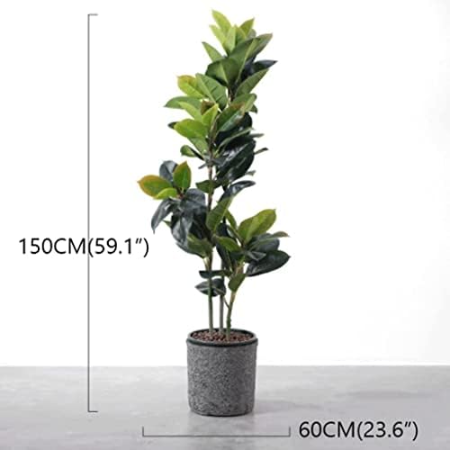 GRCQLWT Fake Tree fake rubber tree plant