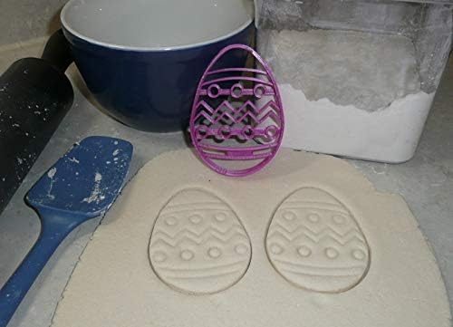 Easter egg detailed design spring season cookie cutter made in USA