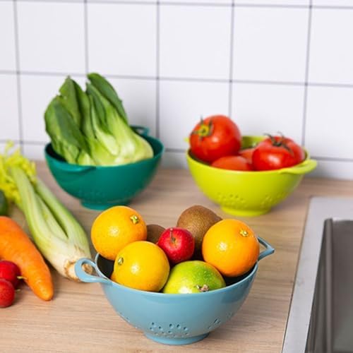 Heavy Duty 6 inch Food Colander with Double Handles