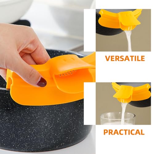 VOSAREA 2-Piece Silicone Strainer Set