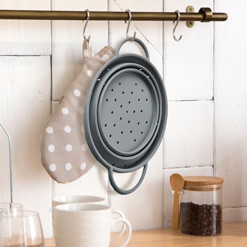Space-Saving Collapsible Colander Set