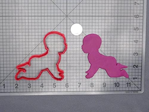 Growing Up Cookie Cutter for Fondant with Silhouette