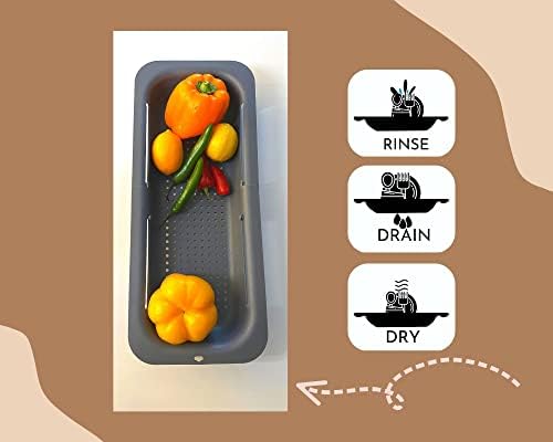 Collapsible Over-the-Sink Colander