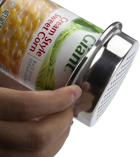 Sharp-Edged Tuna Strainer Stainless Steel Food Can Sieve