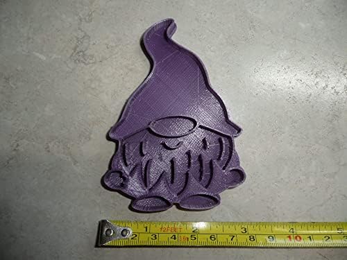 YNGLLC GNOME 6 Dwarf Goblin Cookie Stamp Emboisser
