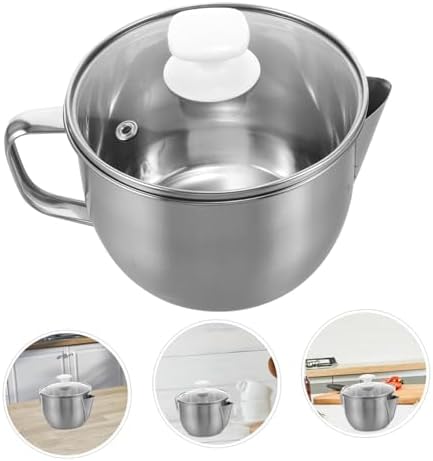 304 Stainless Steel Kitchen Oil Separator with Glass Lid