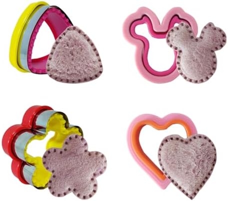 Aoerfes 4 Pcs Sandwich Cutter and Sealer Set