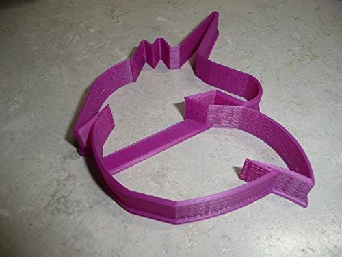 UNIQUE YNGLLC UNICORN FACE HEAD OUTLINE MAGICAL ANIMAL COOKIE CUTTER