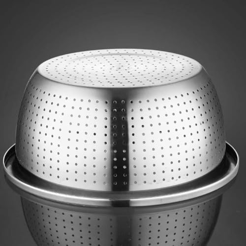 Durable Stainless Steel Colander Rice Washer Vegetable Strainer