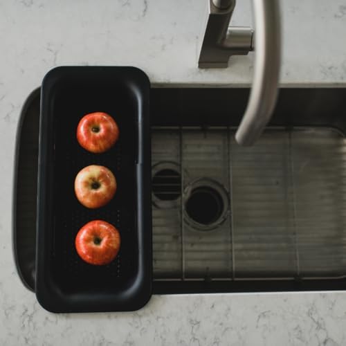 Dreamroo Collapsible Multi-Purpose Colander Over the Sink 145-195 Inch Black