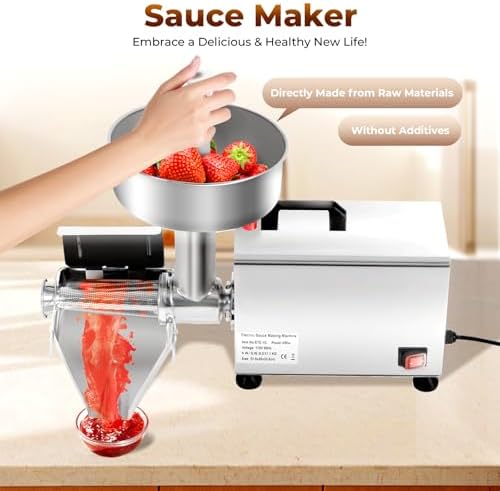 Premium Electric Tomato Strainer with High Capacity