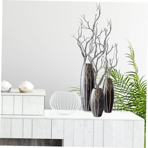Elegant Halloween Wedding artificial Pine Branch Faux Plant Decor