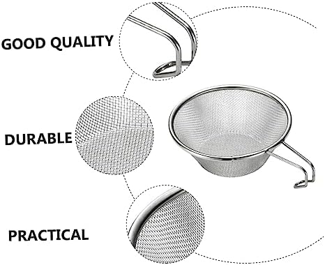HOLIDYOYO Stainless Steel Strainer Spoon with Holder