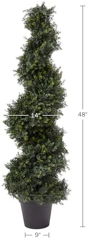 Pure Garden Circular Cypress Topiary