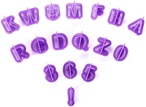 40 Alphabet Cookie Cutters